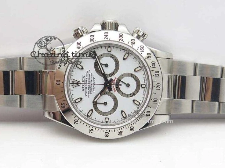 Best Daytona Dial SS (Same A23J Bracelet as White JF Edition Genuine) On 116520 Thickness 1024